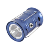 Lanterne LBZ-00218 03 Felinar LED Camping Pliabil, Reîncărcabil USB și Solar, Glob Disco RGB, Lumină Albă Rece, Albastru