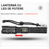 Lanterne LBZ-00286 02 Lanternă LED XHP50 reîncărcabilă USB, 2500 lm, focus ajustabil, acumulator inclus