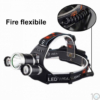 Lanterne LBZ-00301 02 Lanternă frontală LED reîncărcabilă, 6000 lm, 3 LED-uri Cree, 2 acumulatori incluși