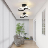 Lustre LED LBZ-00304 04 Lustră LED 20W tip spirală, lumină caldă/neutră/rece, design modern, neagră