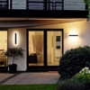 Lustre LED LBZ-00305 08 Aplică LED liniară de perete 20W, 3 temperaturi de culoare, neagră, 40 cm
