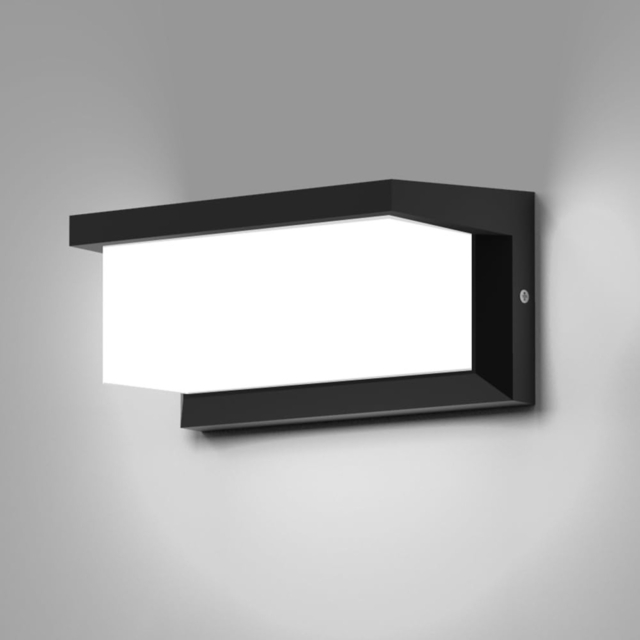 Lustre LED LBZ-00309 01 Aplică LED de exterior 20W, 30 cm, lumină alb rece, aluminiu, neagră