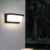 Lustre LED LBZ-00309 02 Aplică LED de exterior 20W, 30 cm, lumină alb rece, aluminiu, neagră