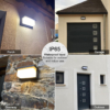Lustre LED LBZ-00309 03 Aplică LED de exterior 20W, 30 cm, lumină alb rece, aluminiu, neagră