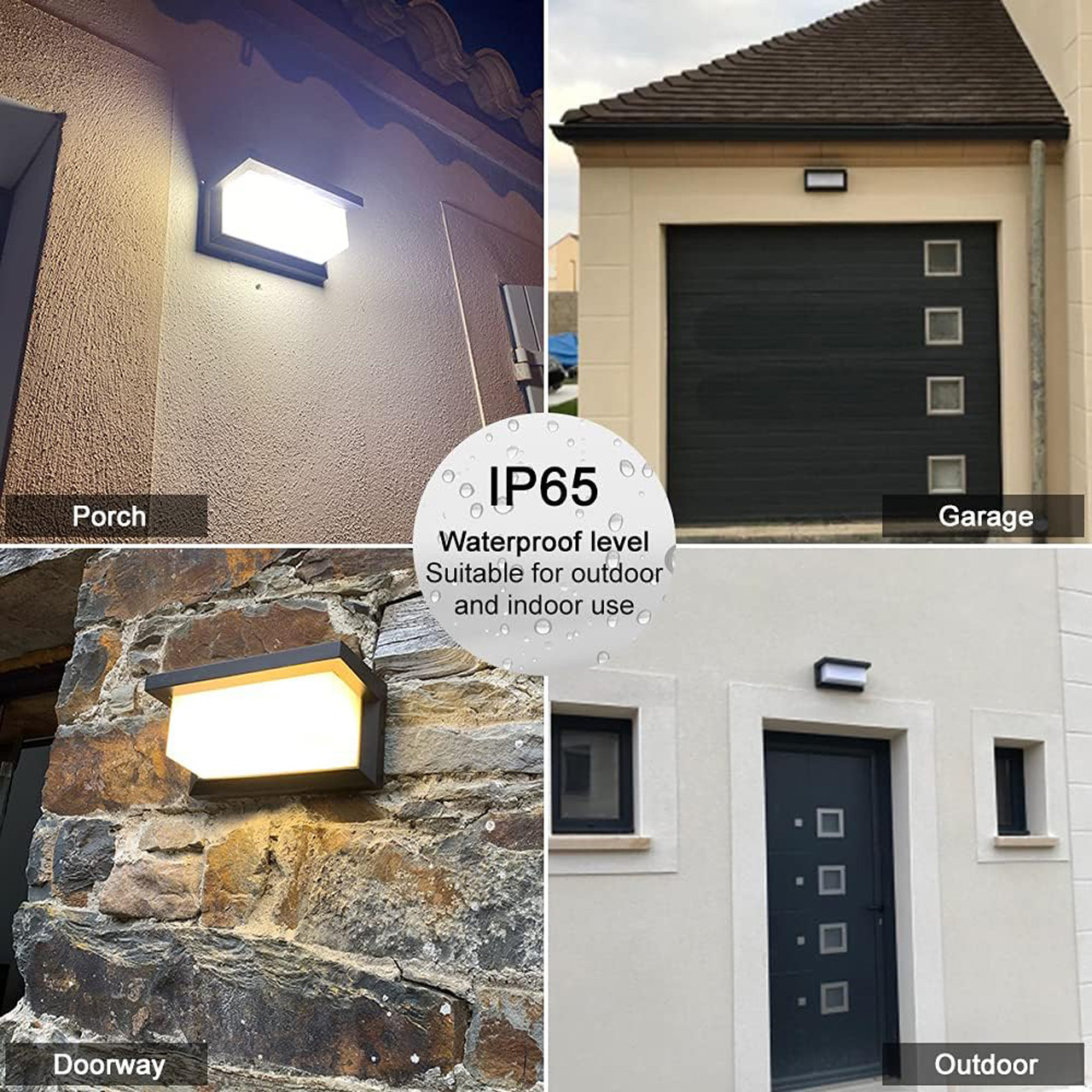 Lustre LED LBZ-00309 03 Aplică LED de exterior 20W, 30 cm, lumină alb rece, aluminiu, neagră