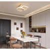 Lustre LED LBZ-00575 07 Lustră LED cu 2 pătrate, 20W, lumină caldă/neutră/rece, albă