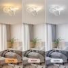Lustre LED LBZ-00578 02 Lustră LED 20W tip spirală, lumină caldă/neutră/rece, design modern, albă