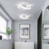 Lustre LED LBZ-00578 04 Lustră LED 20W tip spirală, lumină caldă/neutră/rece, design modern, albă
