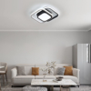 Lustre LED LBZ-00582 02 Lustră LED cu 3 pătrate, 20W, lumină caldă/neutră/rece, neagră