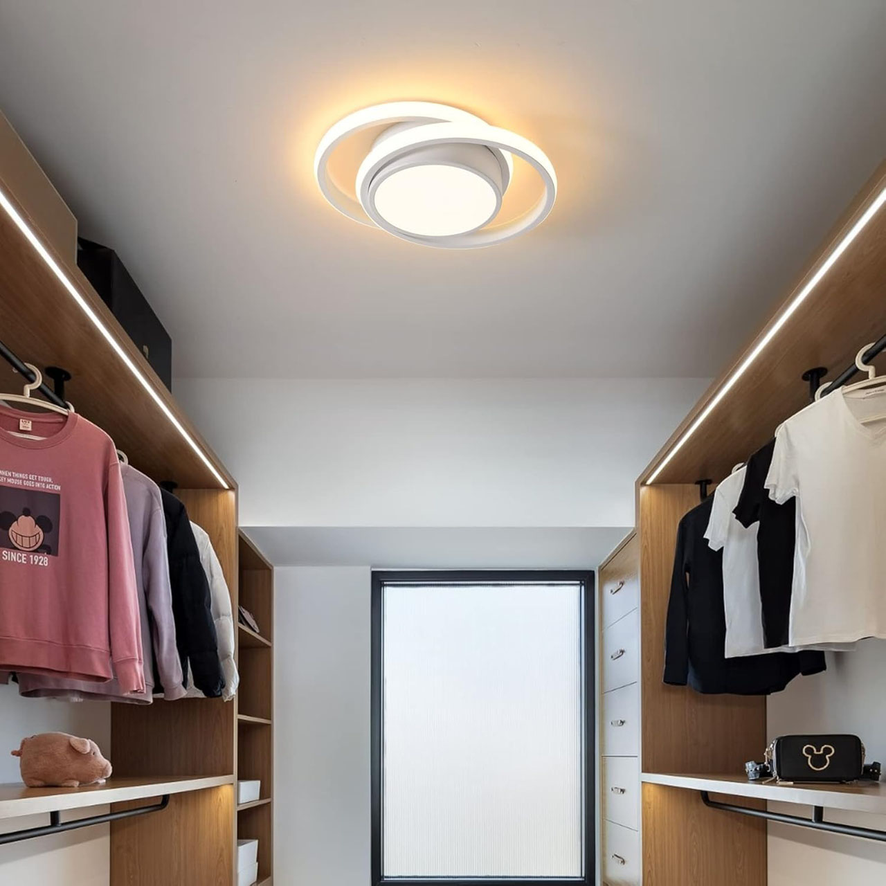 Lustre LED LBZ-00583 07 Lustră LED cu 3 cercuri, 20W, lumină caldă/neutră/rece, albă
