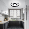 Lustre LED LBZ-00584 03 Lustră LED cu 3 cercuri, 20W, lumină caldă/neutră/rece, neagră