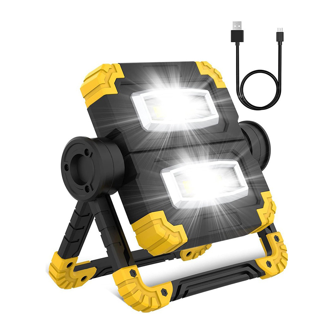 Proiectoare LED LBZ-00292 01 Proiector LED portabil reîncărcabil G7, 20W, 1000 lm, acumulator 5000mAh, USB