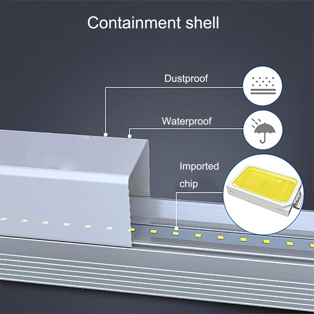 Tuburi Honeycomb LED LBZ-00241 02 Tub LED Honeycomb 17W, 1175 mm, 1360 lm, carcasă aluminiu, conectare 2 pini, alimentare 220V, pentru sisteme hexagonale Honeycomb LED